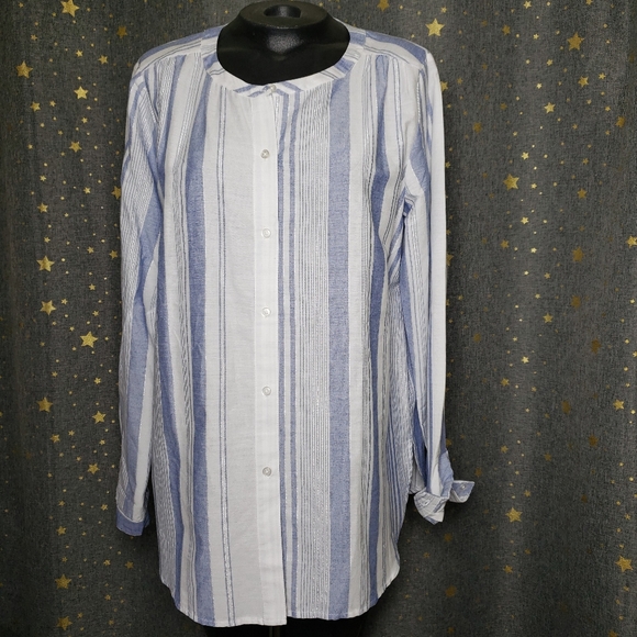 NWT Loft long-sleeve button-up Shirt - Picture 2 of 13